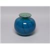 Image 1 : Signed Mdina Blue Glass Vase