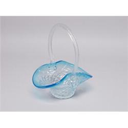 Old Art Glass Basket