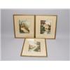 Image 1 : Three Paris Etching Society Colored Etchings
