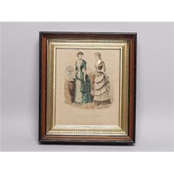 Fashion Print 1882 "Revue De La Mode"