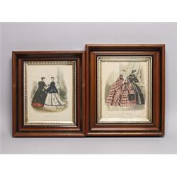 Two 19th C. French Fashion Prints