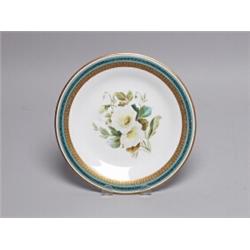 English Painted Porcelain Plate Circa 1840