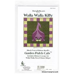 18" Square Walla Walla Kitty Pattern