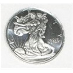 SILVER WALKING LIBERTY HEAD 1/10oz .999 FINE SILVER *MS HIGH GRADE*!! WALKING LIBERTY CAME OUT OF SA