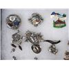 Image 4 : Thirty three travel pins mostly from Germany, some sterling, enameled, plastic, and one small 9kt & 