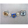 Image 5 : Thirty three travel pins mostly from Germany, some sterling, enameled, plastic, and one small 9kt & 