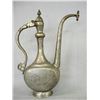 Image 5 : Two Middle Eastern decorative articles including a silver plated teapot etched with various figures;
