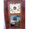 Image 2 : Empire OG mantle clock signed Mantross, Pritchard, & Co. - not running - reverse painted glass with 