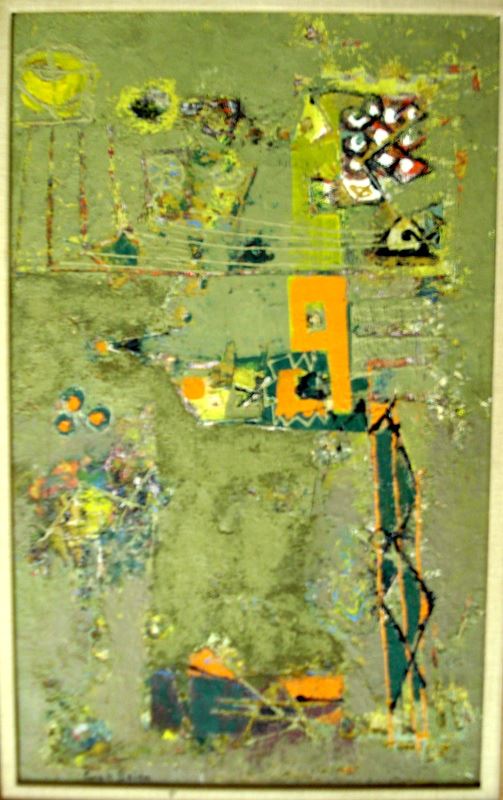 Abstract Expressionist O C Signed Sarah Brion American 20th
