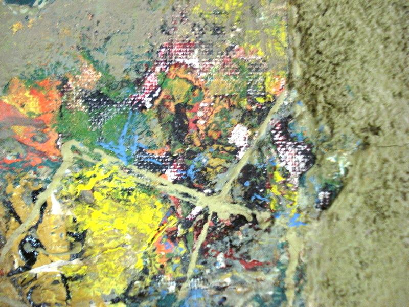 Abstract Expressionist O C Signed Sarah Brion American 20th