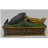Image 2 : Jonah and the whale mechanical bank-  missing Jonah - missing coin cover on base - paint in very goo