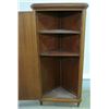 Image 2 : Custom made corner cupboard with a single door. Early to mid 20th century. Good condition.