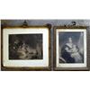 Image 1 : Two 19thC engravings including a framed and matted "The Breakfast Party" by Edwin Landseer - 6.75 x 
