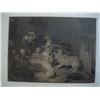 Image 5 : Two 19thC engravings including a framed and matted "The Breakfast Party" by Edwin Landseer - 6.75 x 