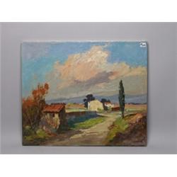 J. Clement Oil on Canvas 