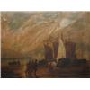 Image 2 : Unsigned Fishermen on Beach at Moonlight