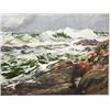 Image 2 : Robert Wood 60 Seascape Oil on Canvas