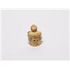 Image 2 : 20th C. Netsuke Ivory  Figure With Fan & Mask