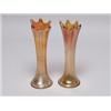 Image 1 : Pair of Carnival Glass Vases