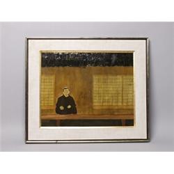 Framed Japanese Lacquer Picture
