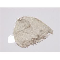Antique Fine Silver Mesh Work Bag Ca. 1900