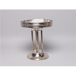 Dutch Silver Plated Columned Pedestal Tazza