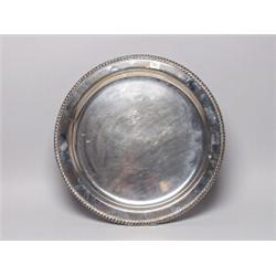 Silver Plated Circular Serving Tray