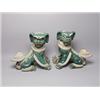 Image 1 : Pr Oriental Glazed Ceramic Temple Dogs