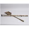 Image 1 : Antique Brass Fire Companions
