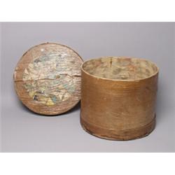 Old Wooden Cheese Box