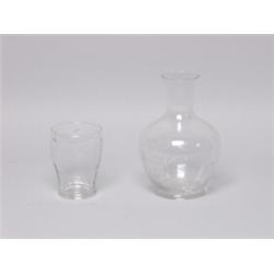 Crystal Water Jugg & Dribble Glass