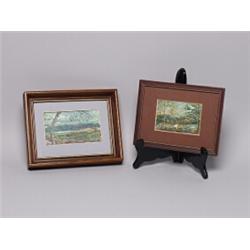 Pair  Signed "Williams" Oil Paintings