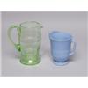 Image 1 : Two Depression Glass Pitchers