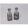 Image 1 : Pr of Metal Clad Decanter Bottles