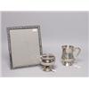 Image 1 : Silver Plated Flower Holder, Mug & Frame
