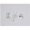 Image 1 : Four Czech Cut Crystal Figures