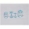 Image 1 : Four Czech Cut Crystal Figures