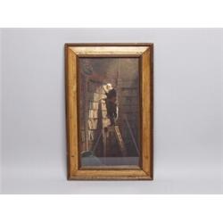 Antique Librarian Print