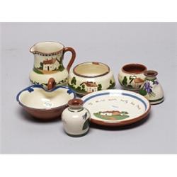 Seven Items Torquay Ware