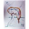 Dali "Tearful Soft Watch" Limited Edition Lithograph, 33"x22.5" W/Coa