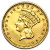 Image 2 : $1 Indian Head Gold Type 3. Approx 150 years old