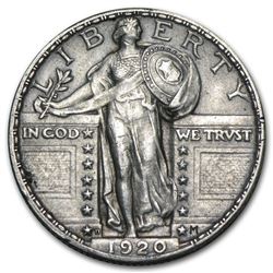 1920-D Standing Liberty Quarter AU