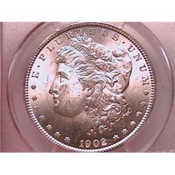 1902-O MORGAN SILVER DOLLAR MS64 PCGS