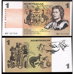 1974 Phillips/Wheeler QEII One Dollar Note