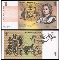 1976 Knight/Wheeler QEII One Dollar Note