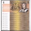 Image 1 : 1982 Johnston/Stone QEII One Dollar Consecutive Run of Nine