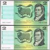 Image 1 : 1968 Phillips/Randall QEII Two Dollar Note x 2