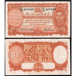 1942 Armitage/McFarlane KGVI Ten Shilling Note R.13