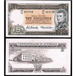 1961 Coombs/Wilson QEII Ten Shilling Note