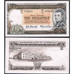 1961 Coombs/Wilson QEII Ten Shilling Note